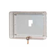 RESIDEO Honeywell Large Universal Thermostat Guard W/ Clear Cover Base Opaque Wallplate TG512A1009